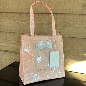 Ted Baker Colour Block Small Icon Bag Pink NWT 9.5”L x 10 “H x 4.5”D